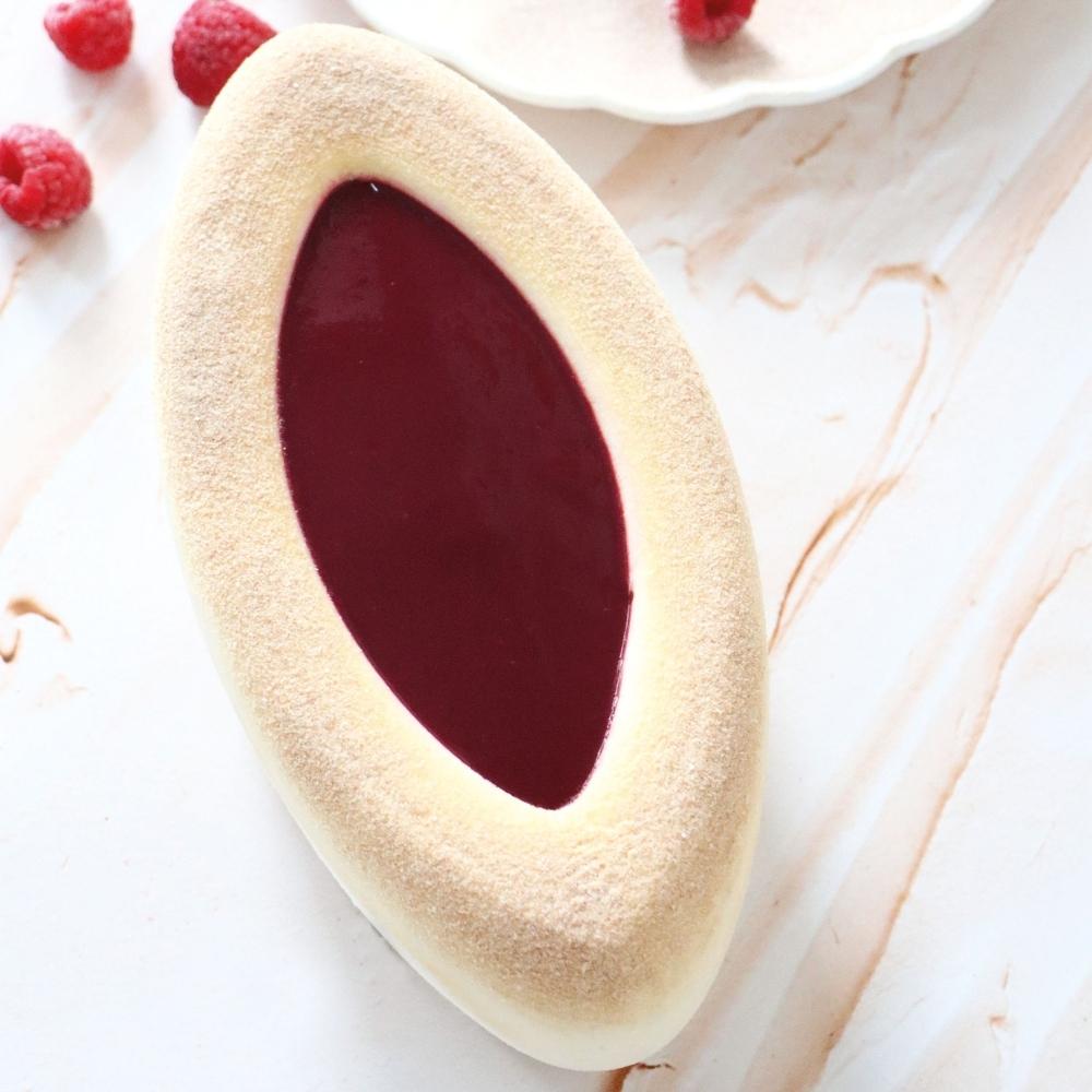 Bûche barquette XXL framboise coco